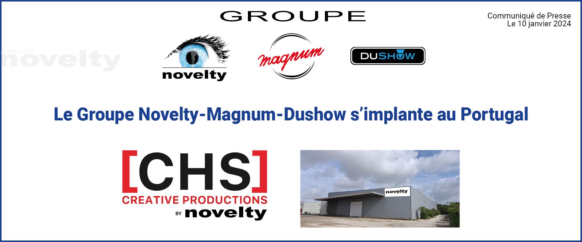 Visuel Le Groupe Novelty-Magnum-Dushow s’implante au Portugal