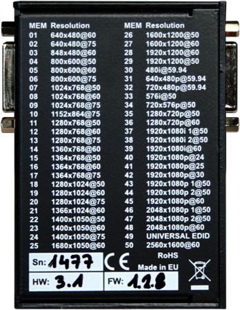 Visuel Fiche complète : LIGHTWARE Edid Manager - Set x2