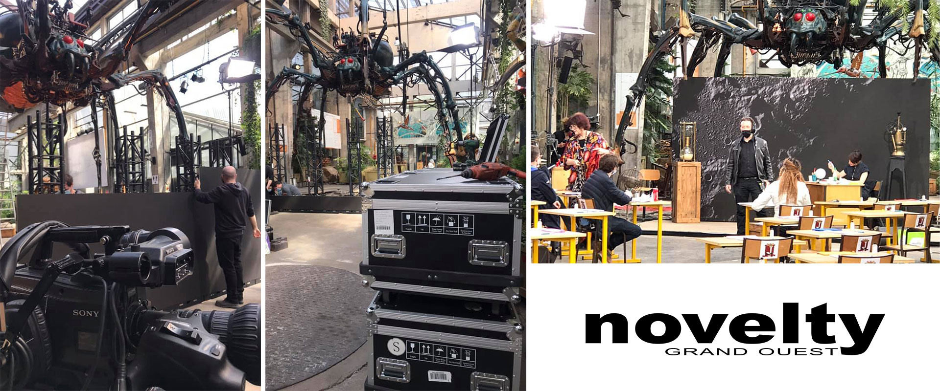 La Dictée de France 3 à la Galerie des Machines de l'île avec Novelty Grand Ouest Alternative text - La Dictée de France 3 à la Galerie des Machines de l'île avec Novelty Grand Ouest