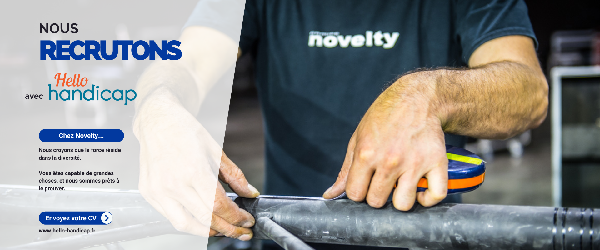 Novelty participe au salon virtuel Hello Handicap Alternative text - Novelty participe au salon virtuel Hello Handicap