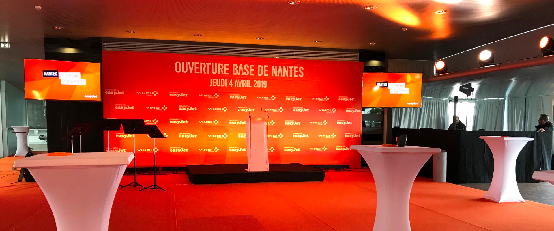 Inauguration EASY JET avec NOVELTY GRAND OUEST Alternative text - Inauguration EASY JET avec NOVELTY GRAND OUEST