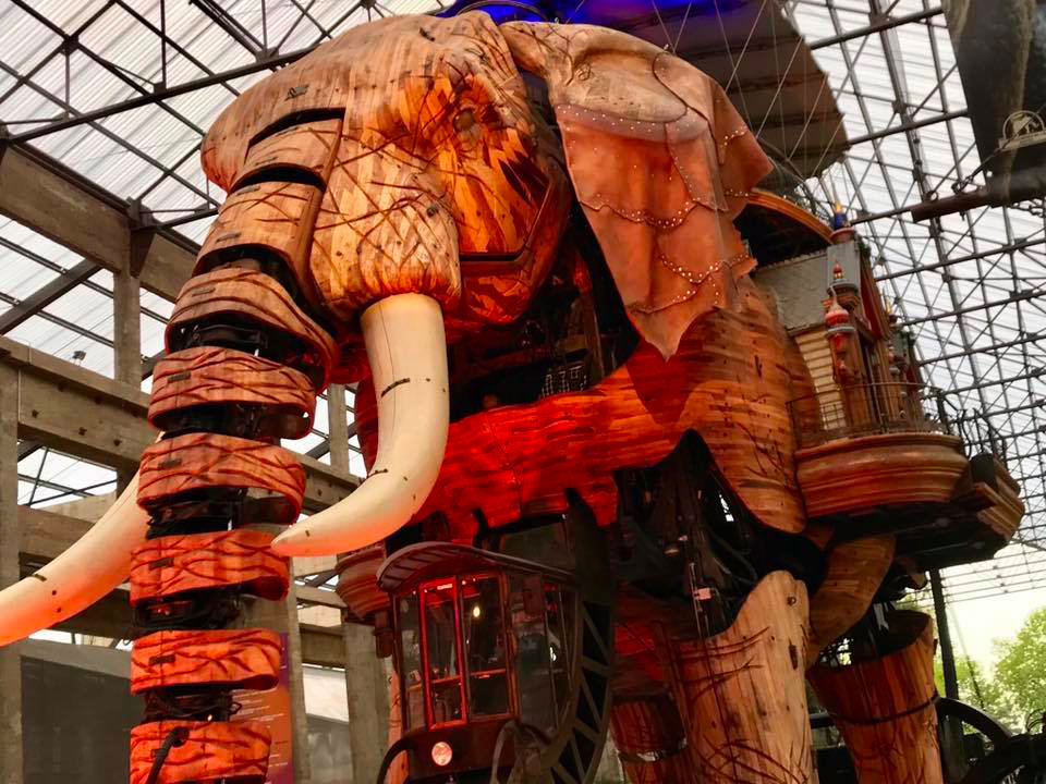 Novelty Grand Ouest à la rencontre de l'éléphant aux Machines de l'île Alternative text - Novelty Grand Ouest à la rencontre de l'éléphant aux Machines de l'île