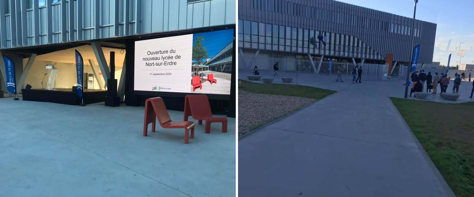 Inauguration du nouveau Lycée de Nort sur Erdre avec Novelty Grand Ouest Alternative text - Inauguration du nouveau Lycée de Nort sur Erdre avec Novelty Grand Ouest